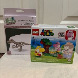 NEW. LEGO Super Mario Yoshi Expansion Set Bundle with Puzzle